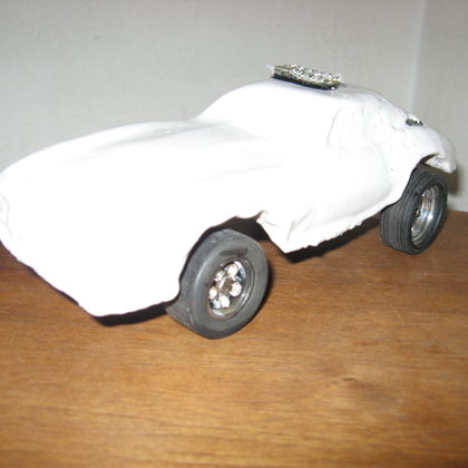 US CAR - Keramik - Slotcar  1:18 Botzglasurbrand 